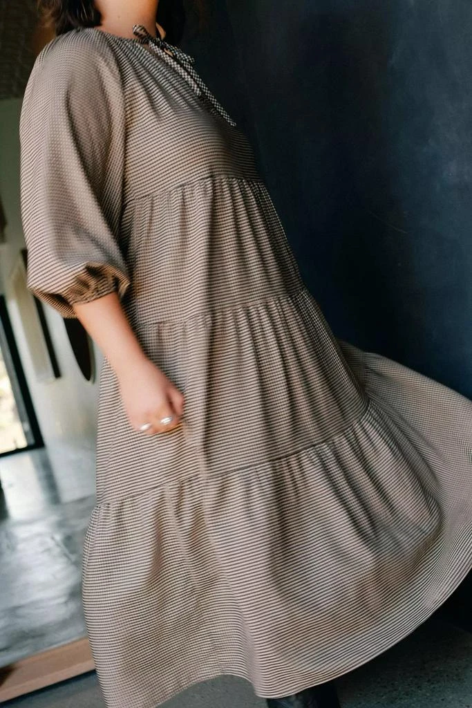 Whimsy and Row Whimsy + Row Mandy Gingham Midi Dress 2