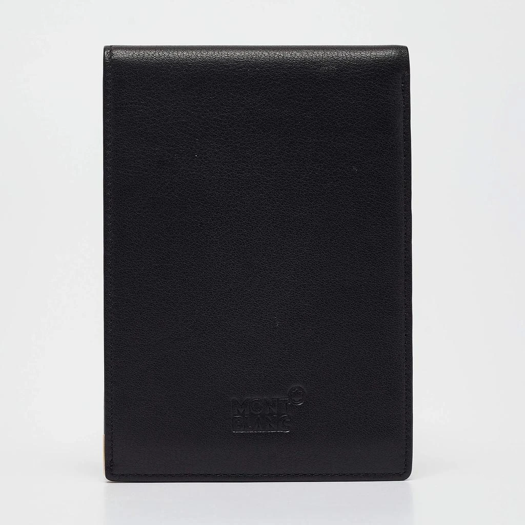 MontBlanc Montblanc Black Leather Meisterstuck Mini Bifold Agenda Cover 3