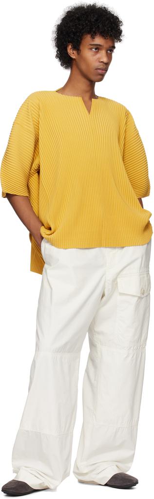 Homme Plissé Issey Miyake Yellow Kite T-shirt - T-Shirts - BeyondStyle
