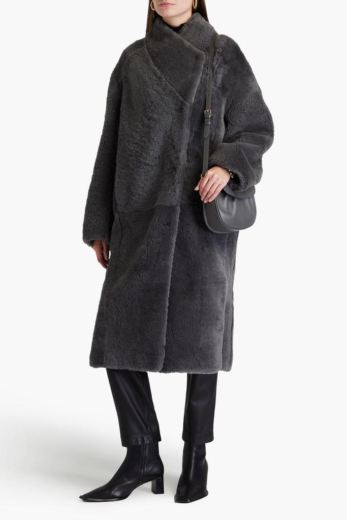 Karl Donoghue Wrap-effect shearling coat