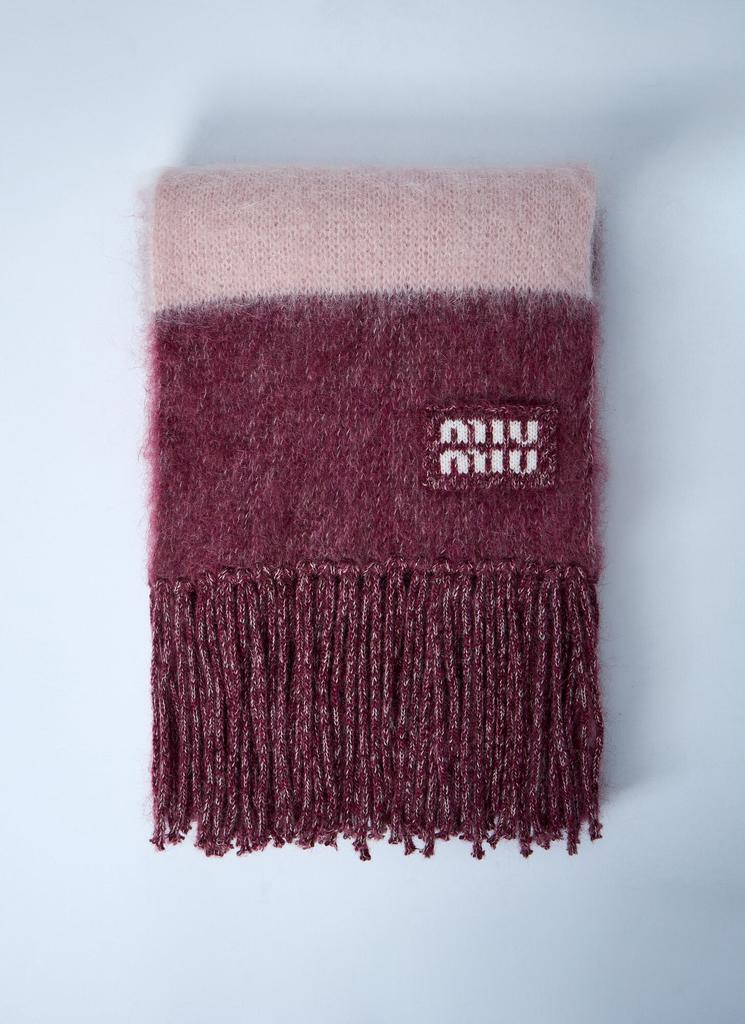 Miu Miu Feather, mohair and wool-blend scarf - Scarves