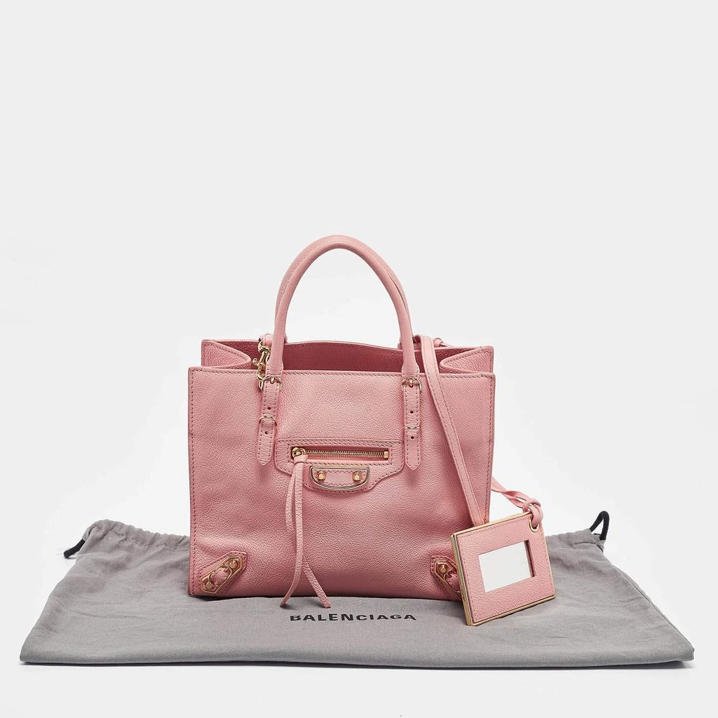 Balenciaga Balenciaga Pink Leather Mini Metallic Edge Papier A4 Tote 14