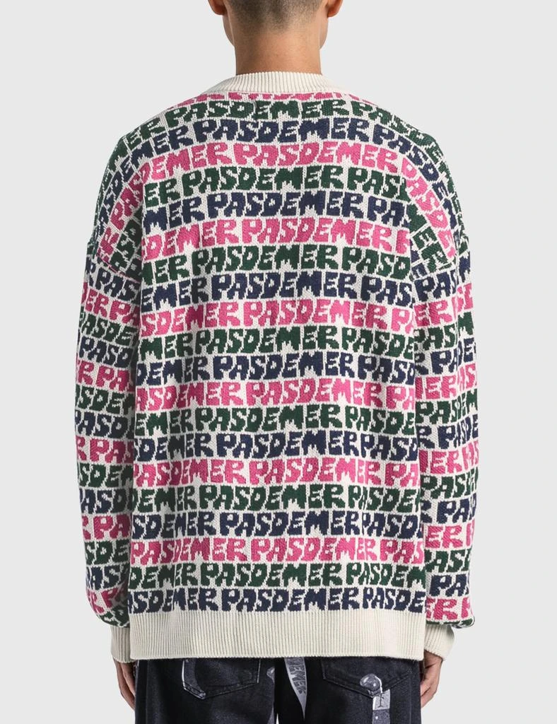 Pas de Mer Graffiti Knit Sweater 4