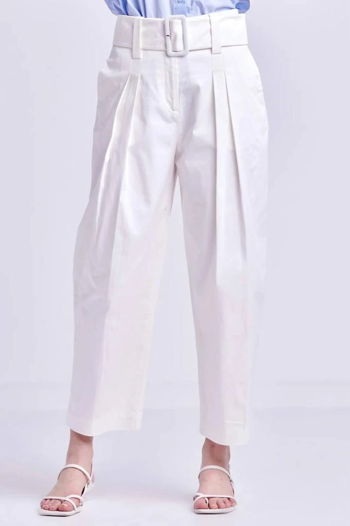 English Factory English Factory - High Waist Belted Wide Leg Pants 1