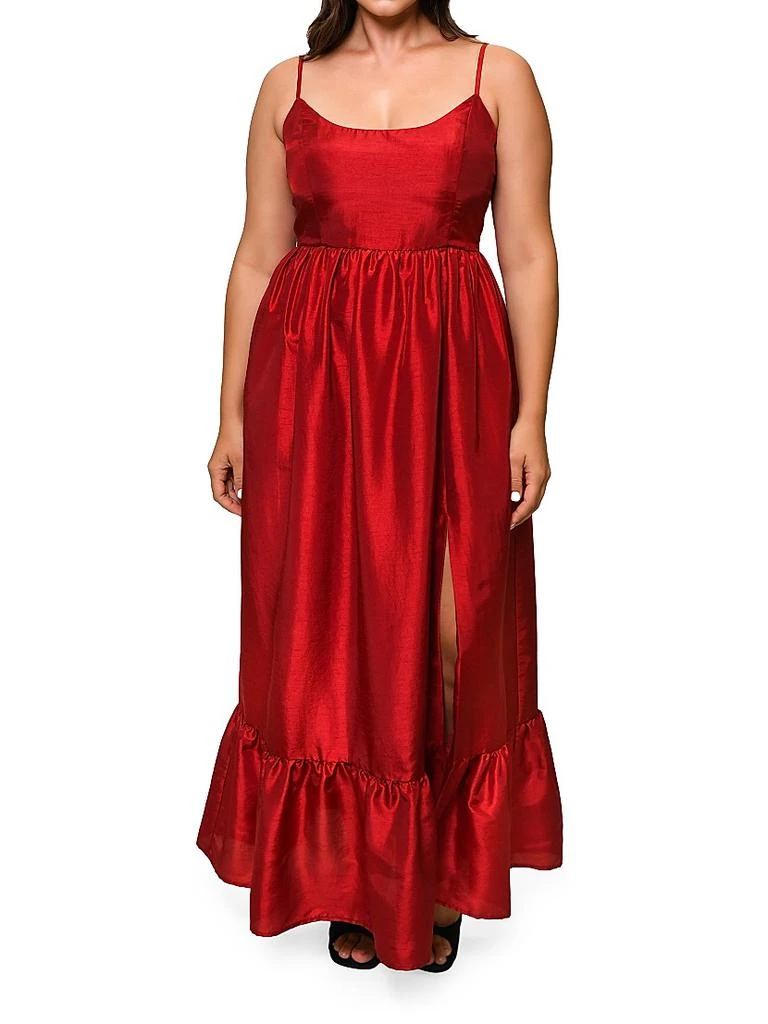 chinese dress ladies Hutch Carmel Maxi Dress in Navy – TrenLend main image 0