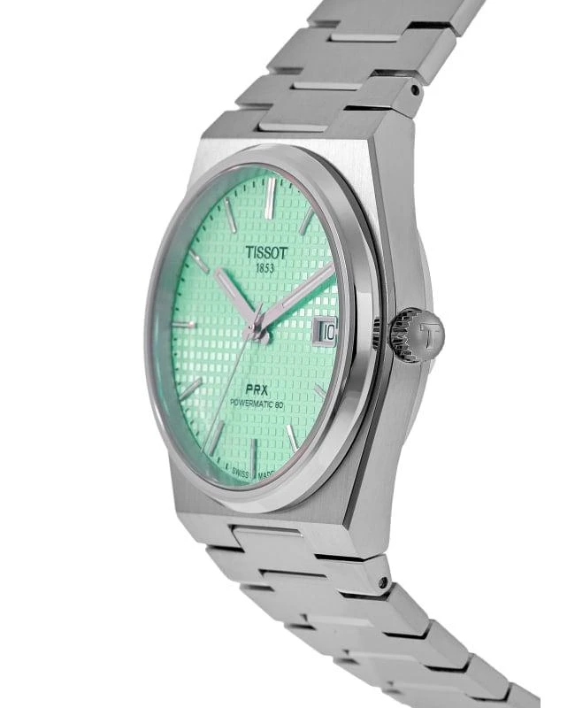 Tissot Tissot PRX Powermatic 80 Automatic Light Green Dial Steel Men's Watch T137.407.11.091.01 3