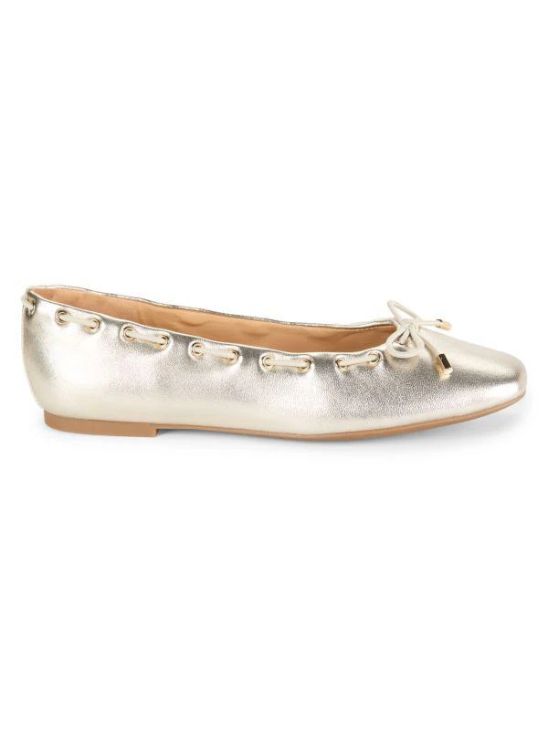 Marc Fisher Letizia Bow Leather Ballet Flats 1