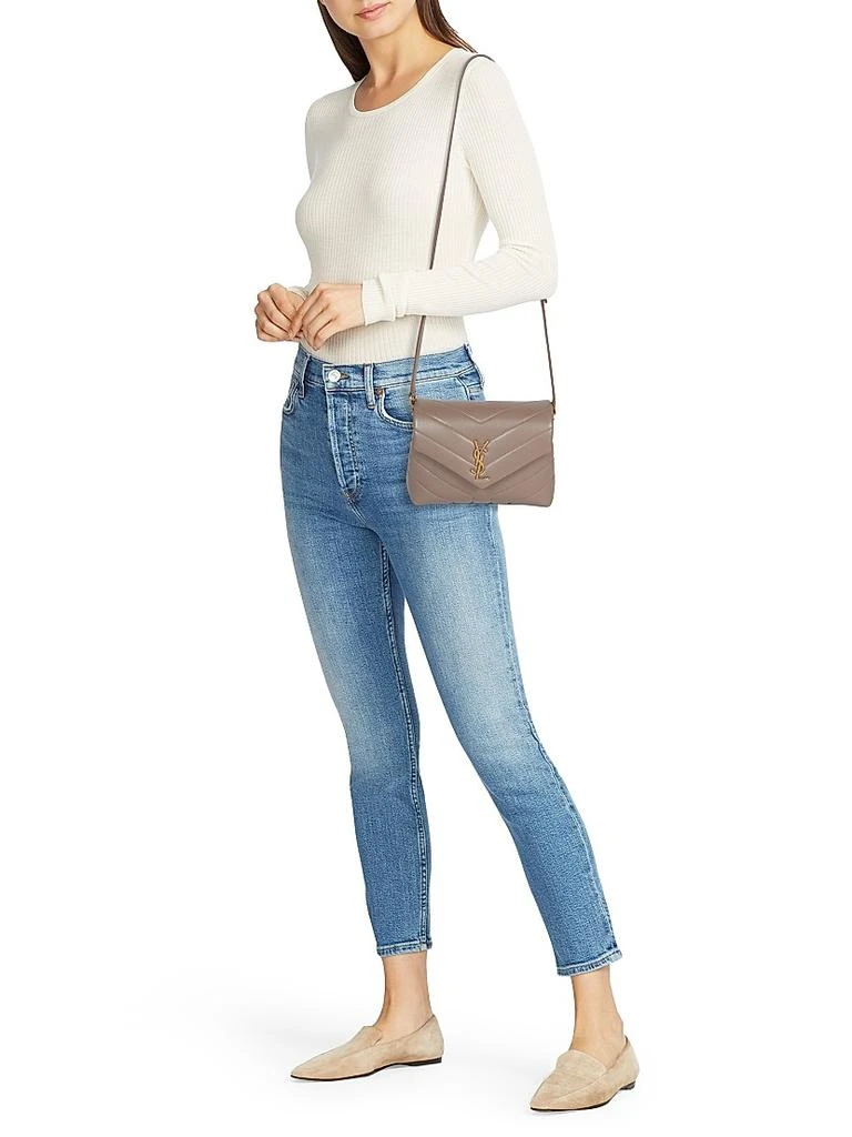 Yves Saint Laurent Mini Loulou Matelassé Leather Shoulder Bag 2