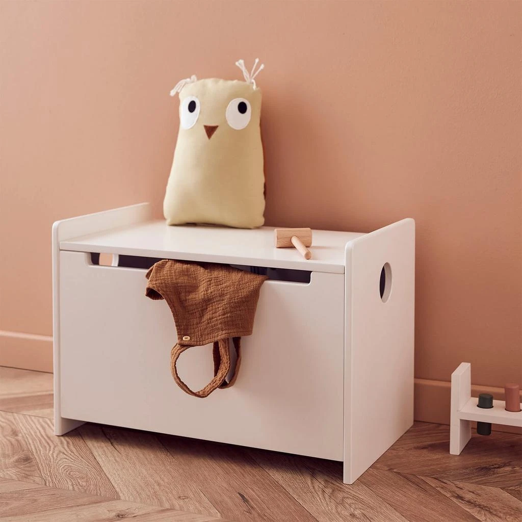 Kids Concept Kids Concept Star Toy Chest - White 3