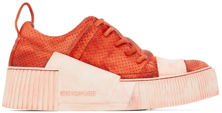 11 by Boris Bidjan Saberi SSENSE Exclusive Red Bamba 2.1 Sneakers 1