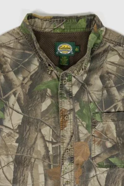 Urban Outfitters Vintage Real Tree Camo Button-Down Shirt 4