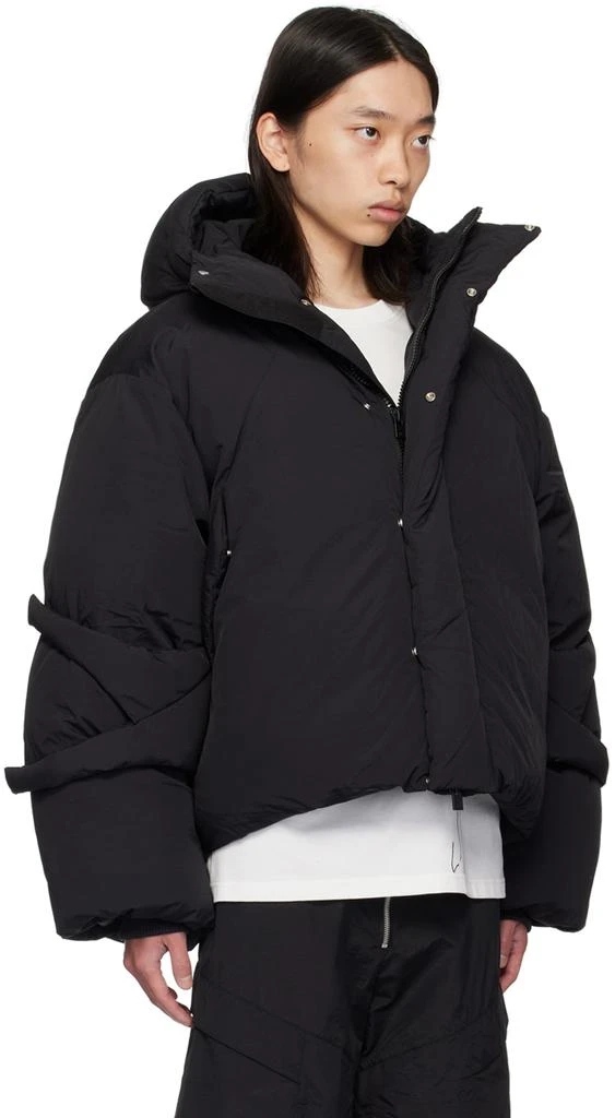 Heliot Emil Black Strap Down Jacket 2