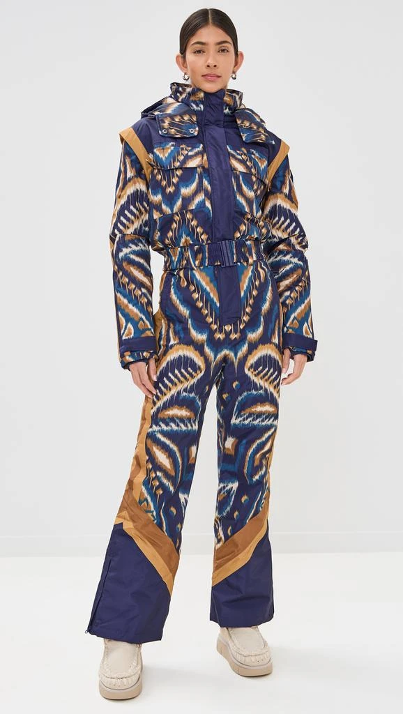 Farm Rio Pineapple Ikat Ski Jumpsuit 6