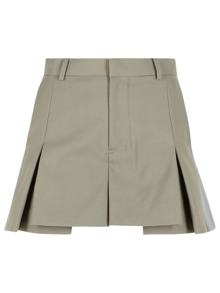 Sacai Sacai Pleat Mini Skirt 1