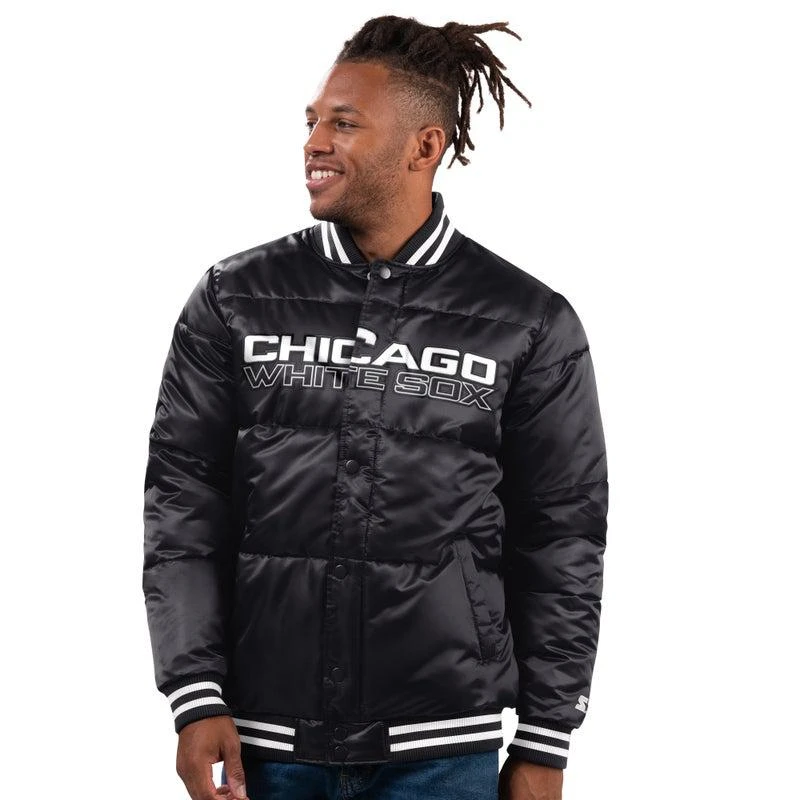 Starter Starter x Ty Mopkins White Sox Bubble Jacket - Men's 1