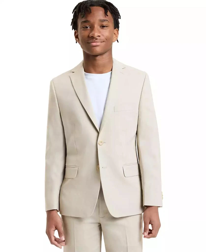Michael Kors Boys
 8-20 Khaki Linen Notch Collar Jacket