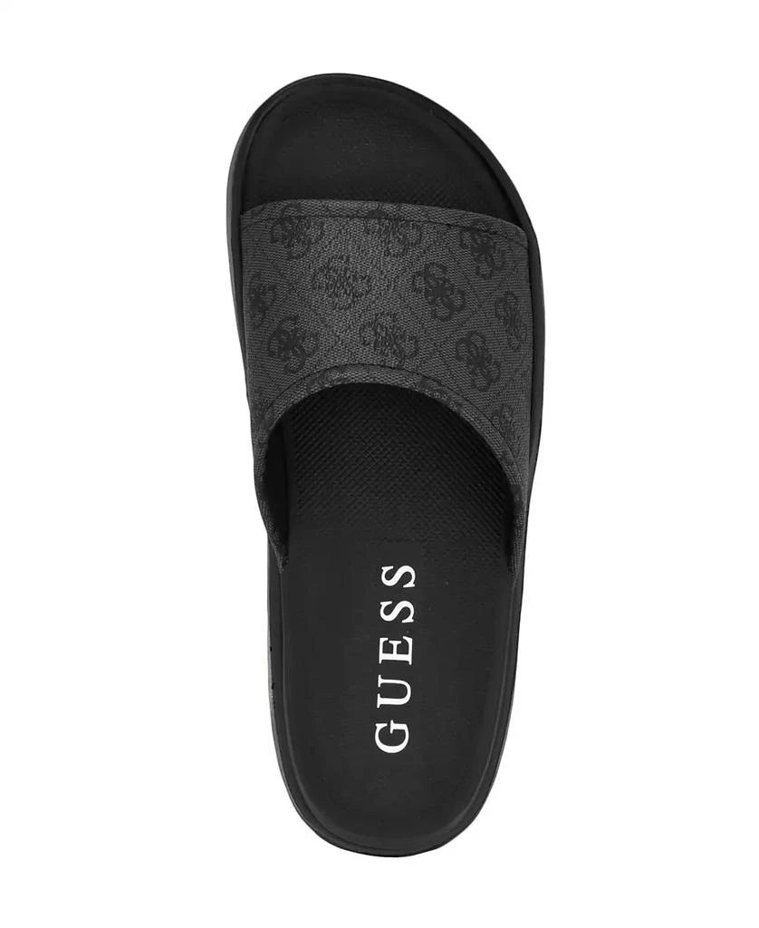 GUESS Men
s Magaria Branded Elevated Pool Slides 4