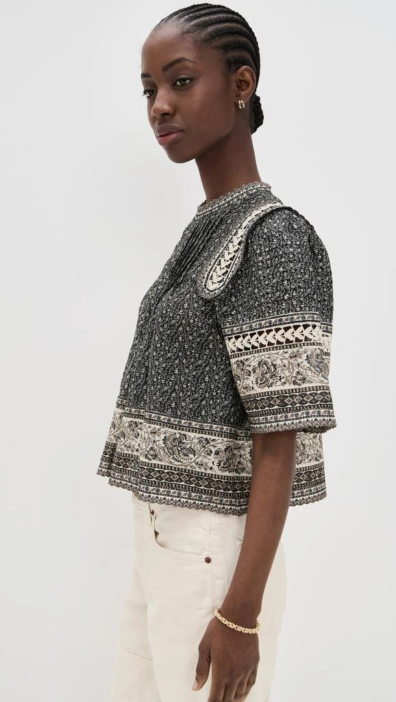 Sea Palma Print Top 3