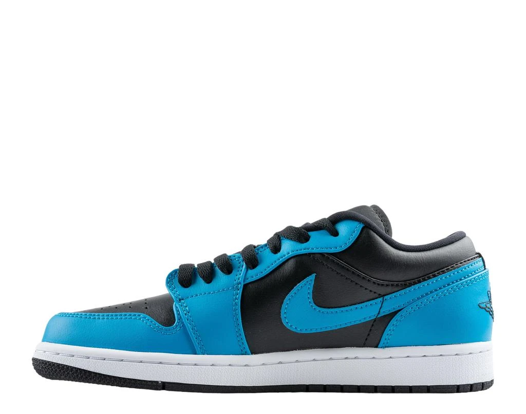 Jordan Nike Air  1 Low Laser Blue/Black-White Men's Basketball Shoes 553558-410 3