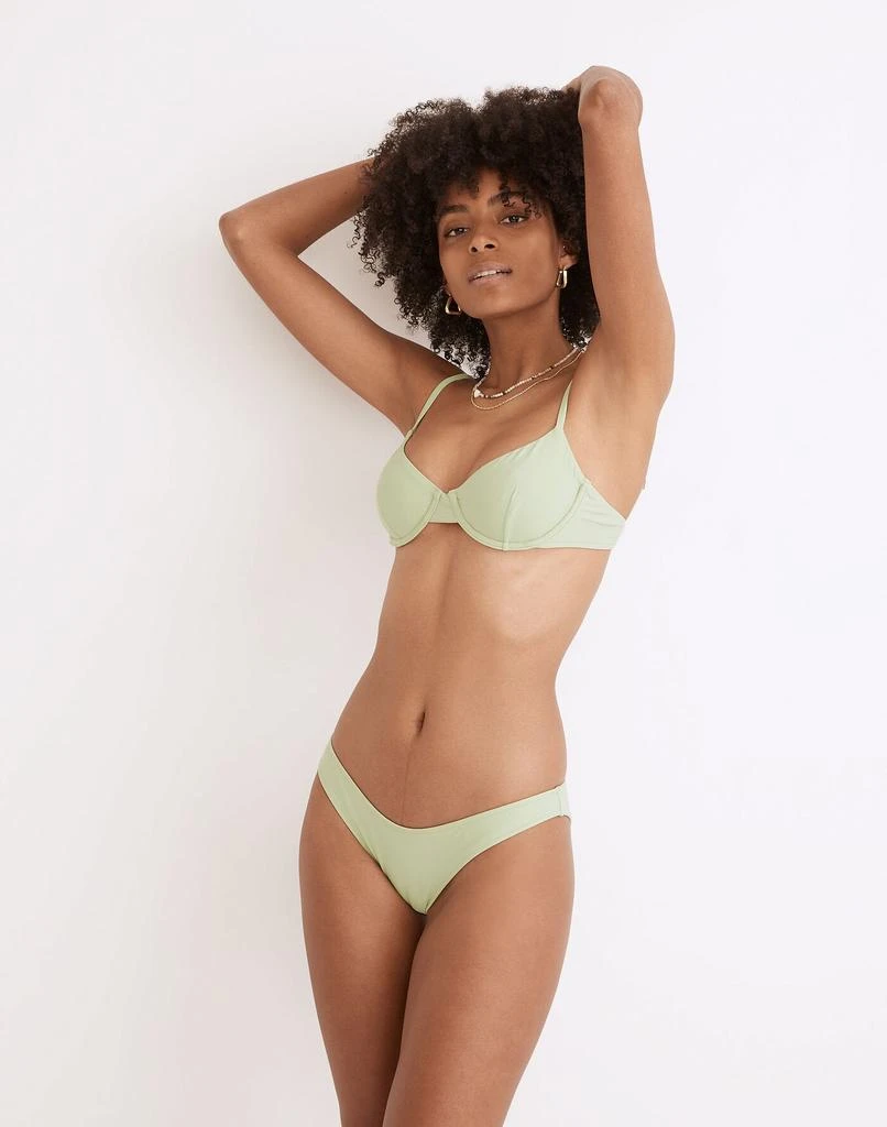 Madewell Madewell Second Wave Curved-Waist Bikini Bottom 1