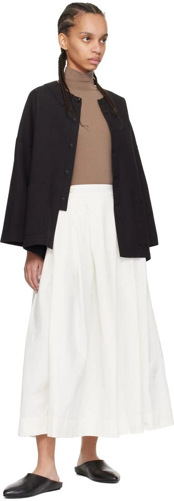 CASEY CASEY White Bowling Midi Skirt 4