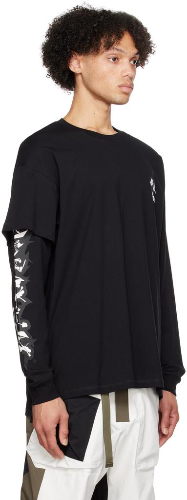 ACRONYM® Black Layered Long Sleeve T-Shirt