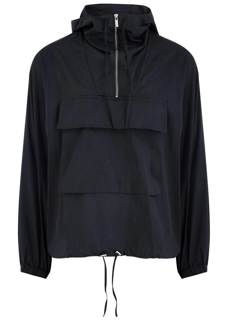 Helmut Lang Hooded cotton-blend jacket 1