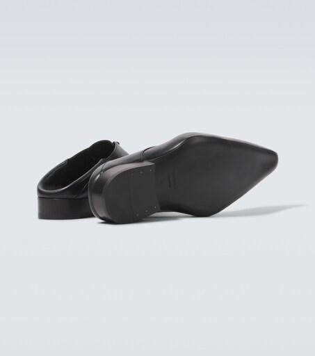 BALENCIAGA opera derby 41 レザーシューズ Opera leather Derby shoes in black - Balenciaga | Mytheresa