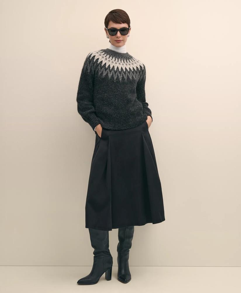 Brooks Brothers Alpaca-Wool Blend Fair Isle  Sweater