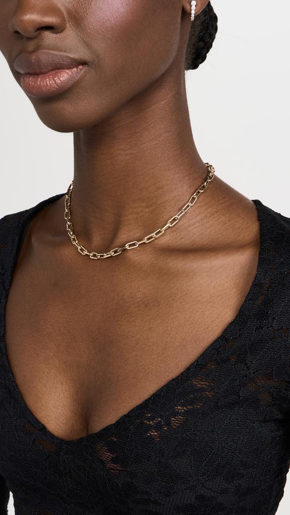 Adina Reyter Italian Chain Link Necklace