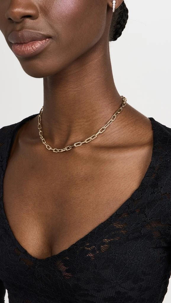Adina Reyter Italian Chain Link Necklace 2