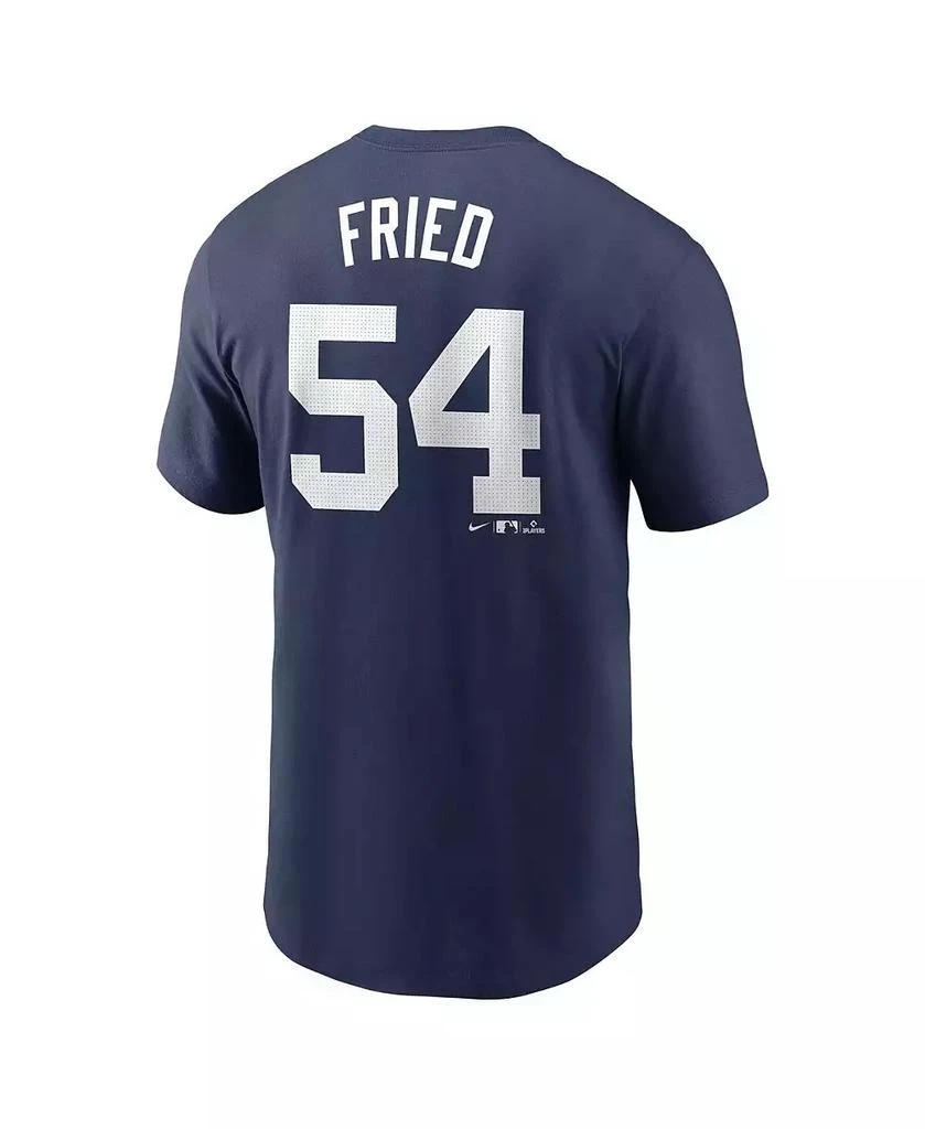 NIKE Men's Max Fried Navy New York Yankees Fuse Name Number T-Shirt 3