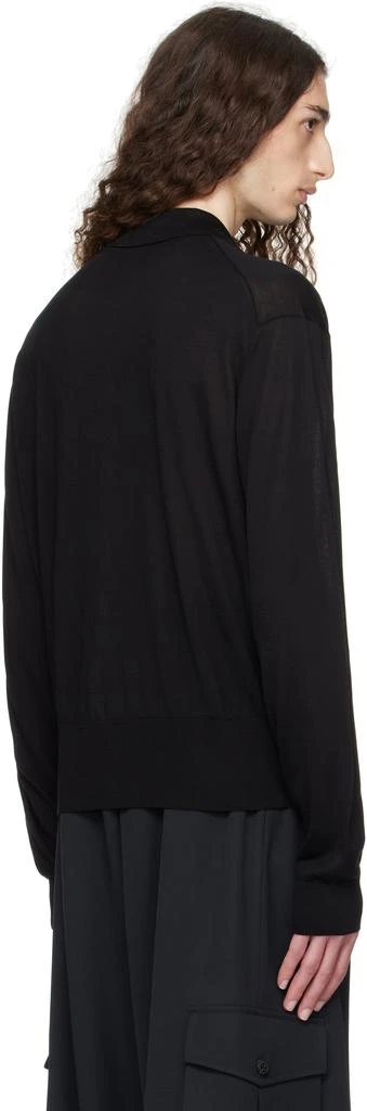 Versace Black Knit Silk Cardigan 3