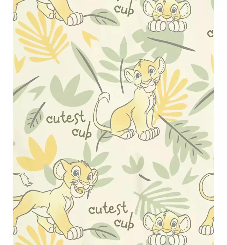 Disney Baby Boys The Lion King Footed Coverall & Hat, 2 Piece Set 4