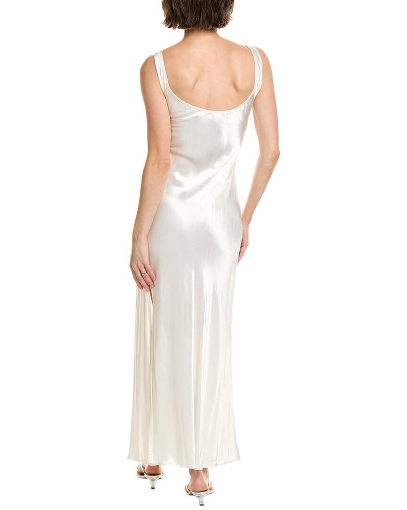 Enza Costa Satin Tank Maxi Dress