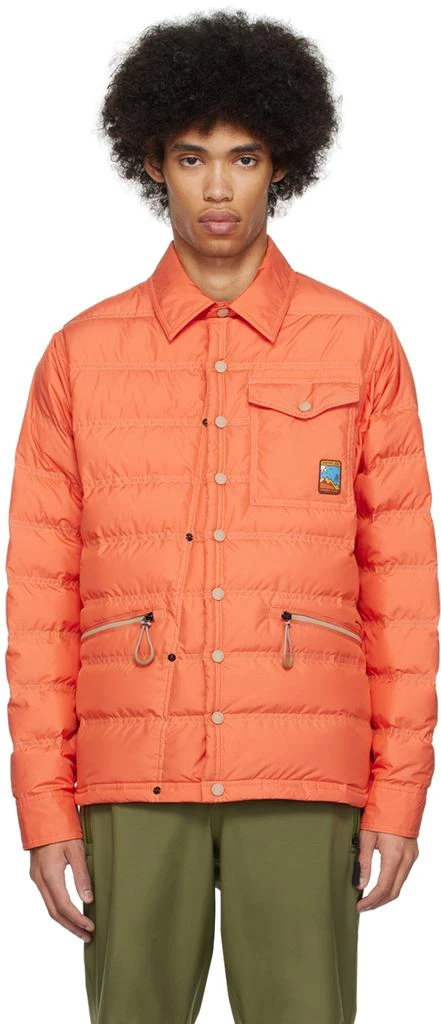 Moncler Orange Packable Down Jacket 1