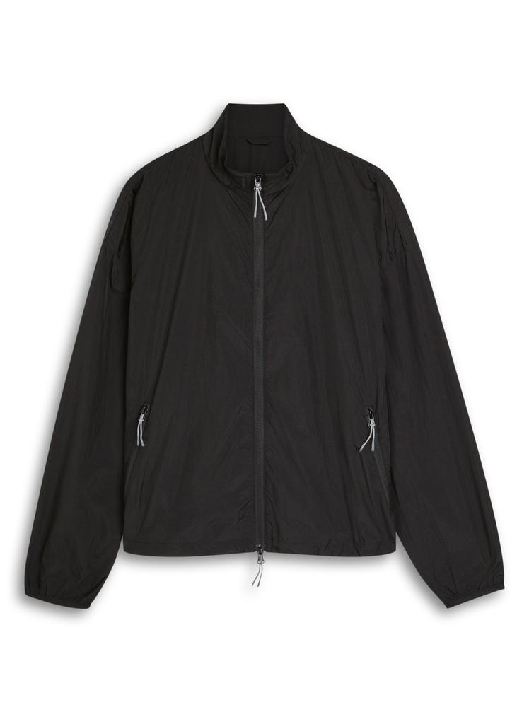 MKI Miyuki Zoku Appliquéd wool-blend and leather varsity jacket