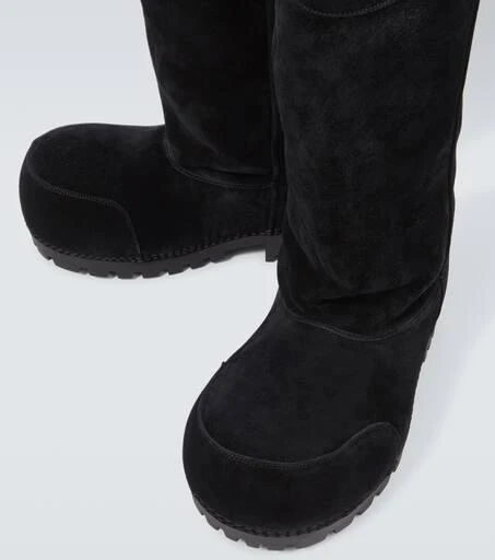 Balenciaga Alaska Fur High suede boots 3
