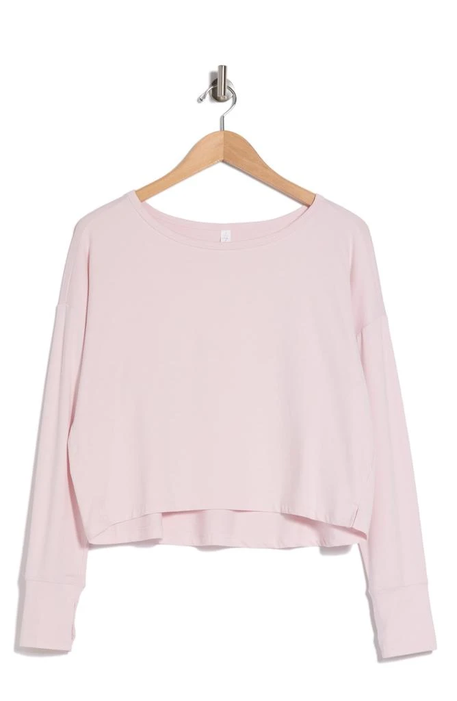 Zella Atmosphere Heather Long Sleeve T-Shirt 3