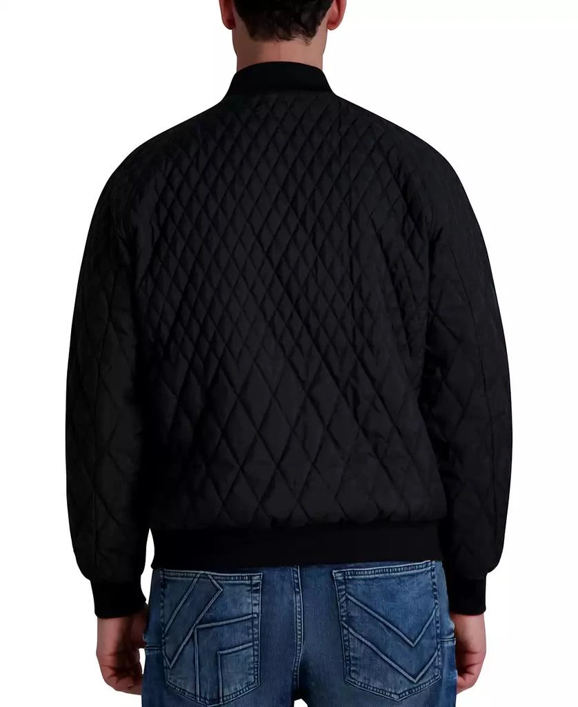 Karl Lagerfeld Paris Men's Quilted Water-Resistant Bomber Jacket 4