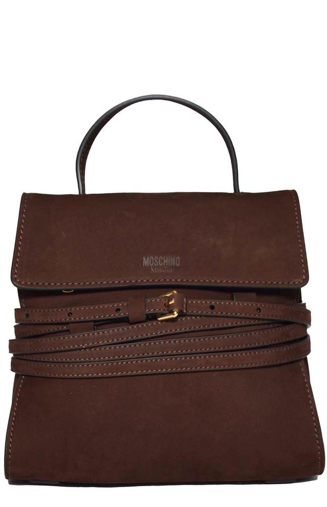 MOSCHINO MA15125G1NMF0000 関税送料込 Moschino pin-detail Tote Bag | Black | FARFETCH