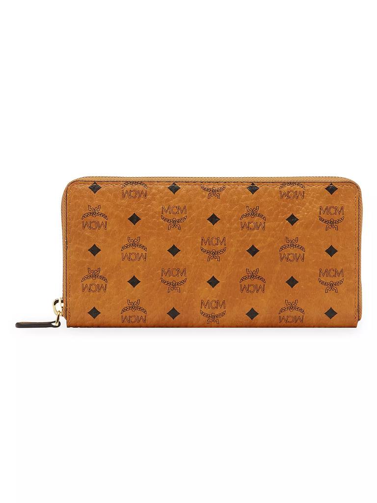 MCM bifold wallet in outlets visetos original print