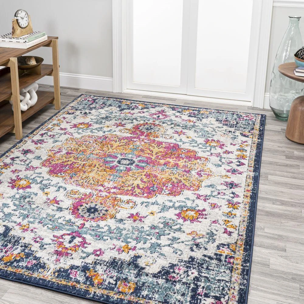 JONATHAN Y Anaise Ornate Boho Medallion Area Rug 1