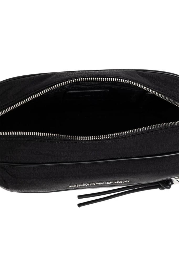 Emporio Armani Emporio Armani Logo Lettering Zipped Wash Bag 4