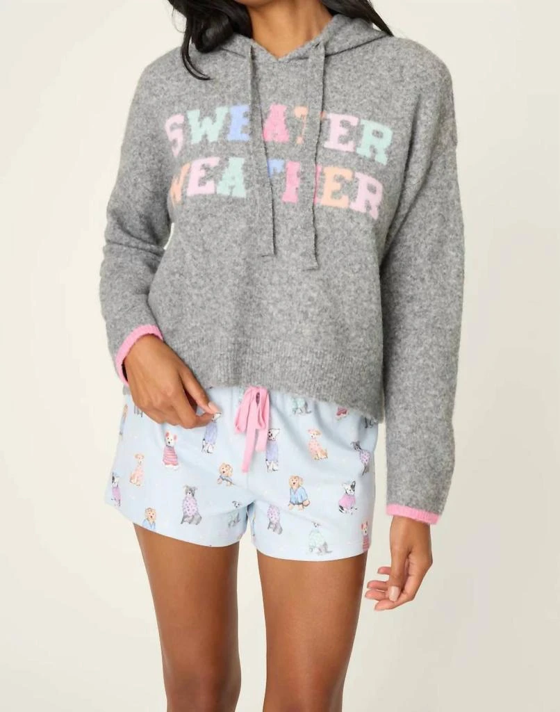 PJ Salvage Pj Salvage - Doggone Cold Hoodie Sweater