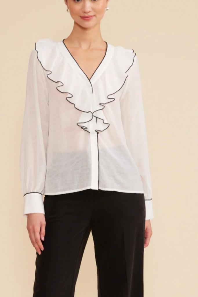 Lucy Paris Lucy Paris - Rita Ruffle Top