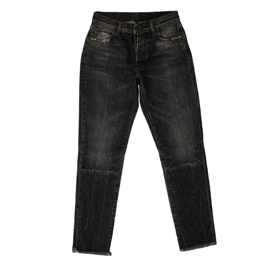 Unravel Project Moonwash High Waisted Jeans Pants - Black 1