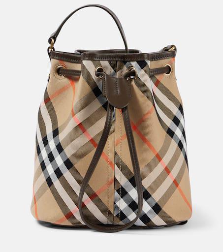 Burberry Burberry Check jacquard bucket bag - Tote Bags