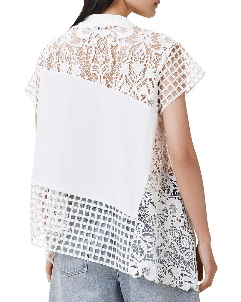 ALL SAINTS Zala Crocheted Lace Top 9