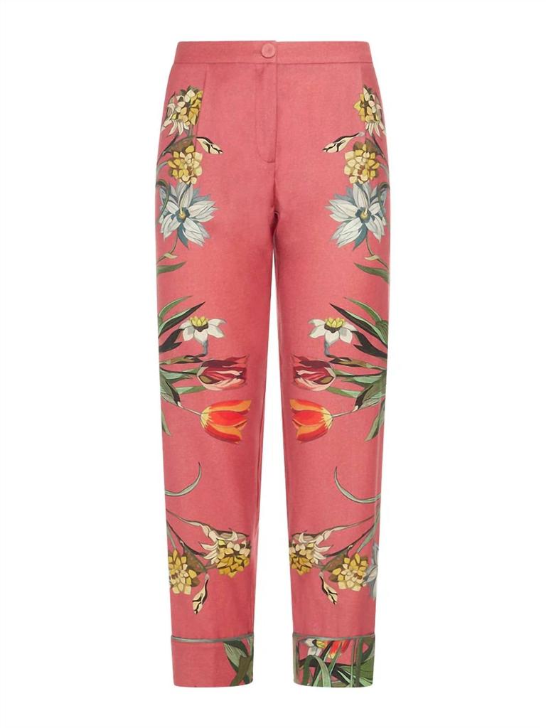 Franco Ferrari Beato Jogger In Rose Print